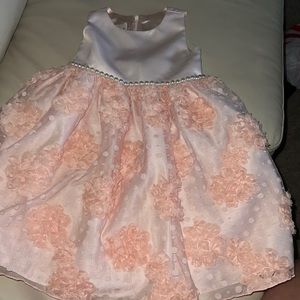 Beautiful peach toddler dress